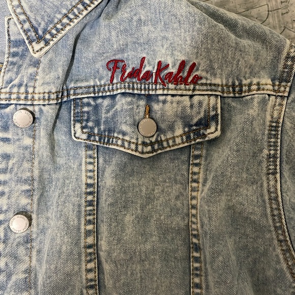 Frida Kahlo Jean Jacket - Picture 4 of 5
